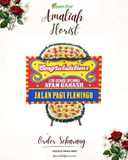 Sewa Papan Bunga Simego